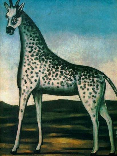 Niko Pirosmanashvili Giraffe Sweden oil painting art